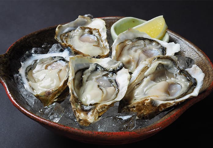 Shelled oysters